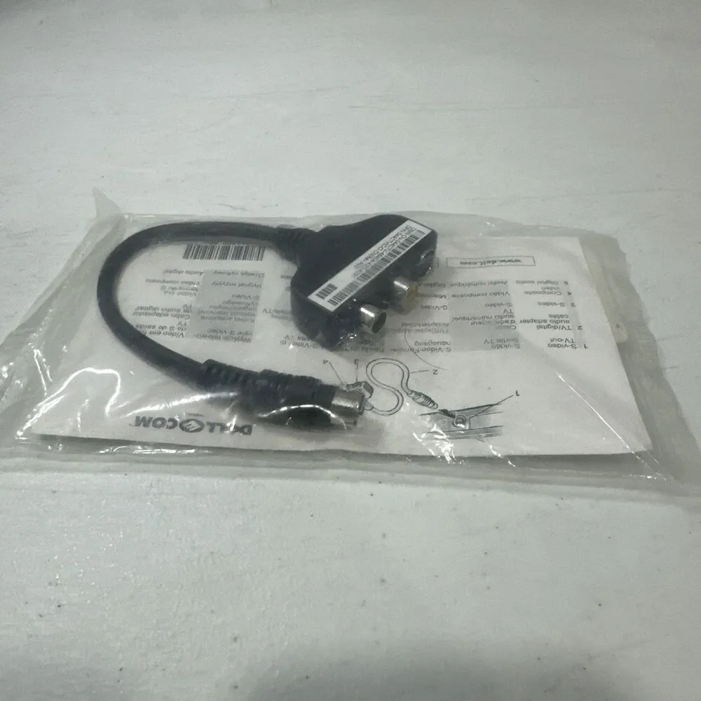 Dell S-VIDEO Cable TV-OUT For Dell Inspiron & Latitude & Others 70TVD / 44CTV